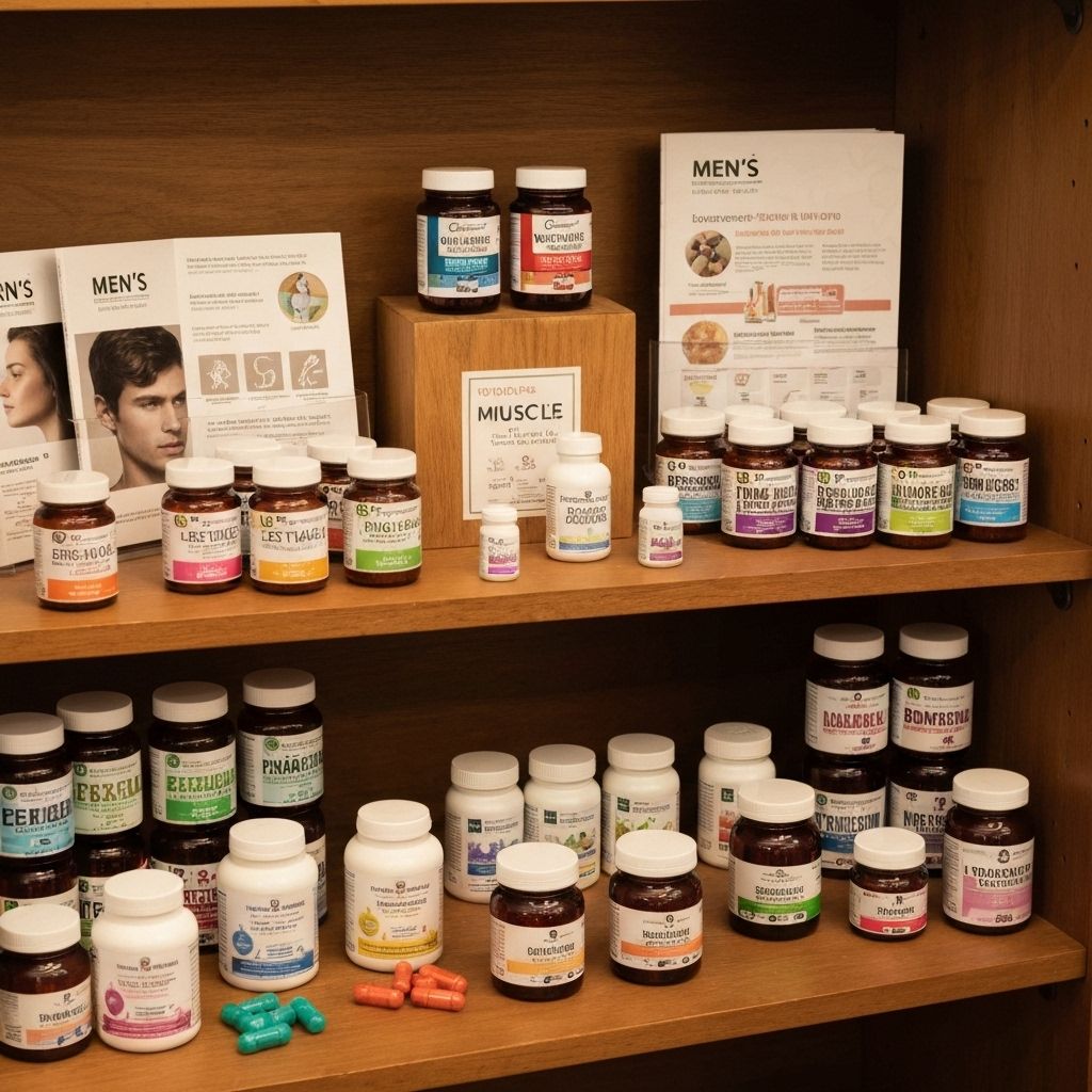 Men's supplements collection